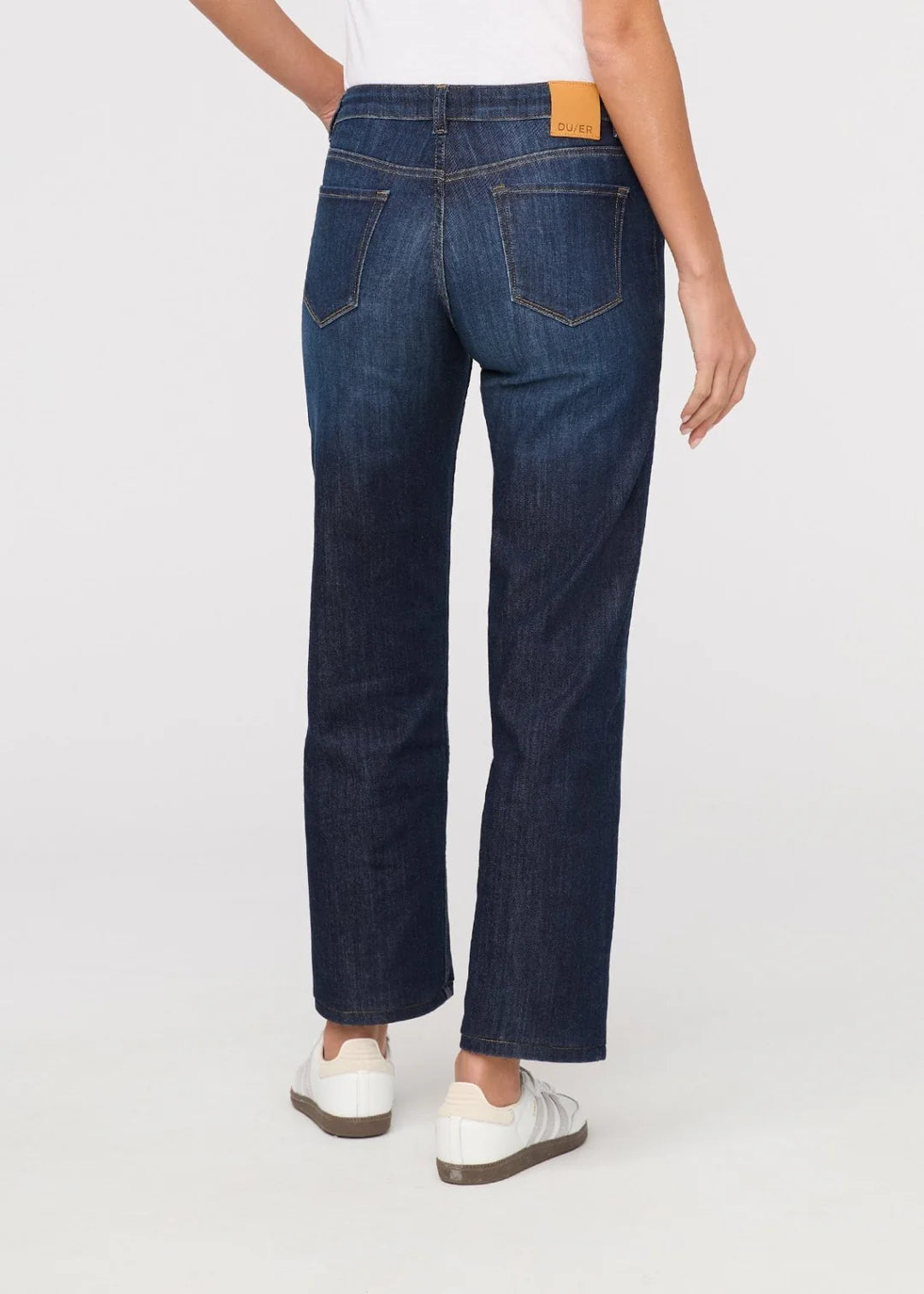 Performance Mid-Rise Straight Leg - Marina Blue