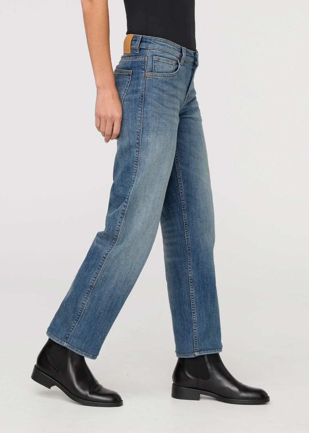 Performance Mid-Rise Straight Leg - Blue Ash