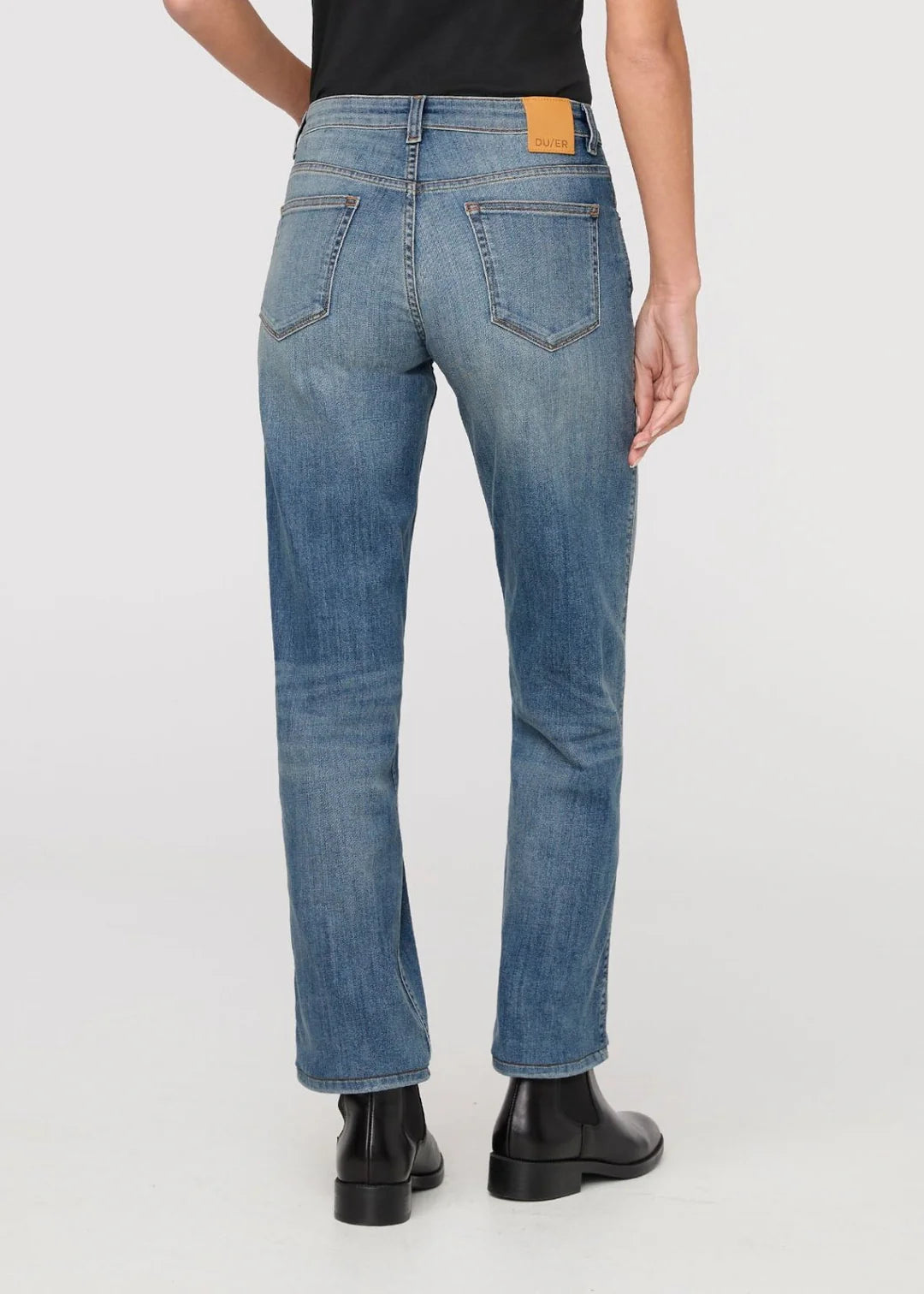 Performance Mid-Rise Straight Leg - Blue Ash