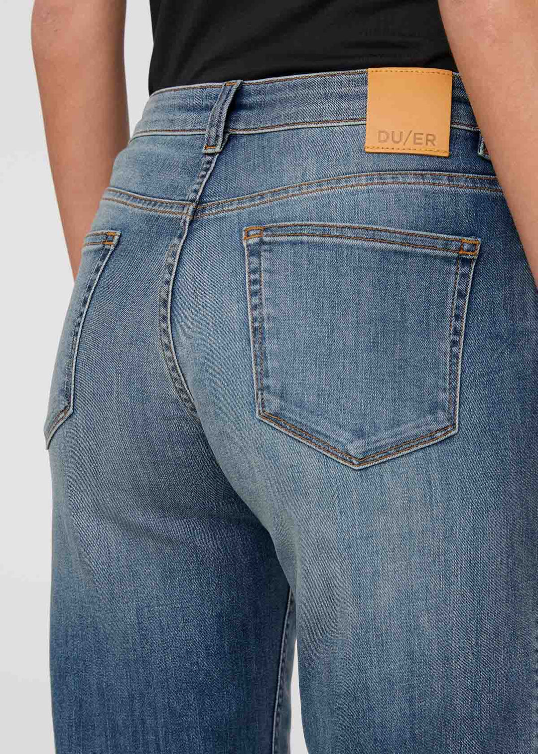 Performance Mid-Rise Straight Leg - Blue Ash