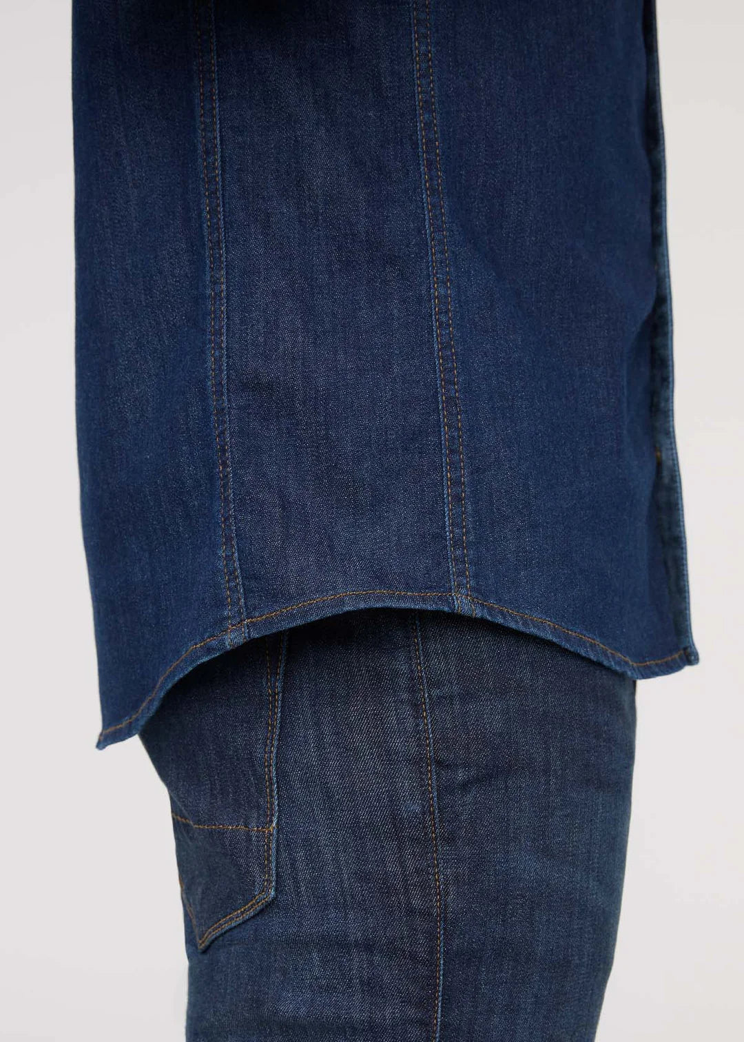 Performance Denim Lite Shirt- Dark Stone