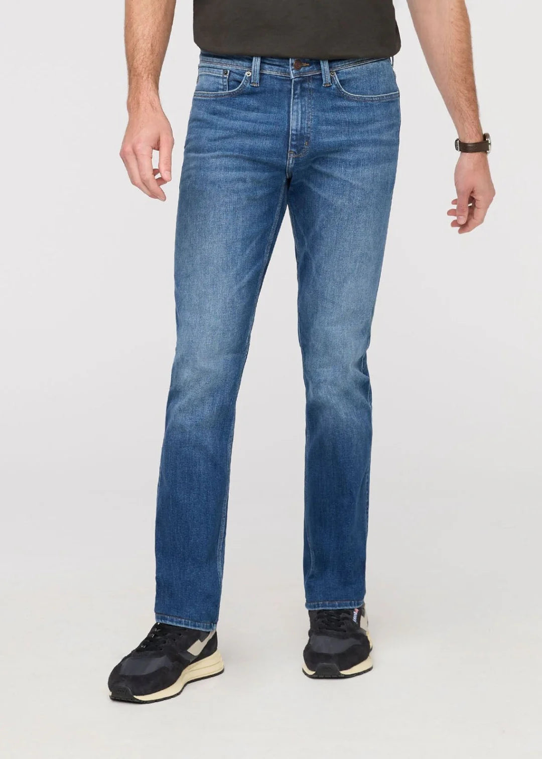 Perf Denim+ Slim Straight- Alpine Indigo