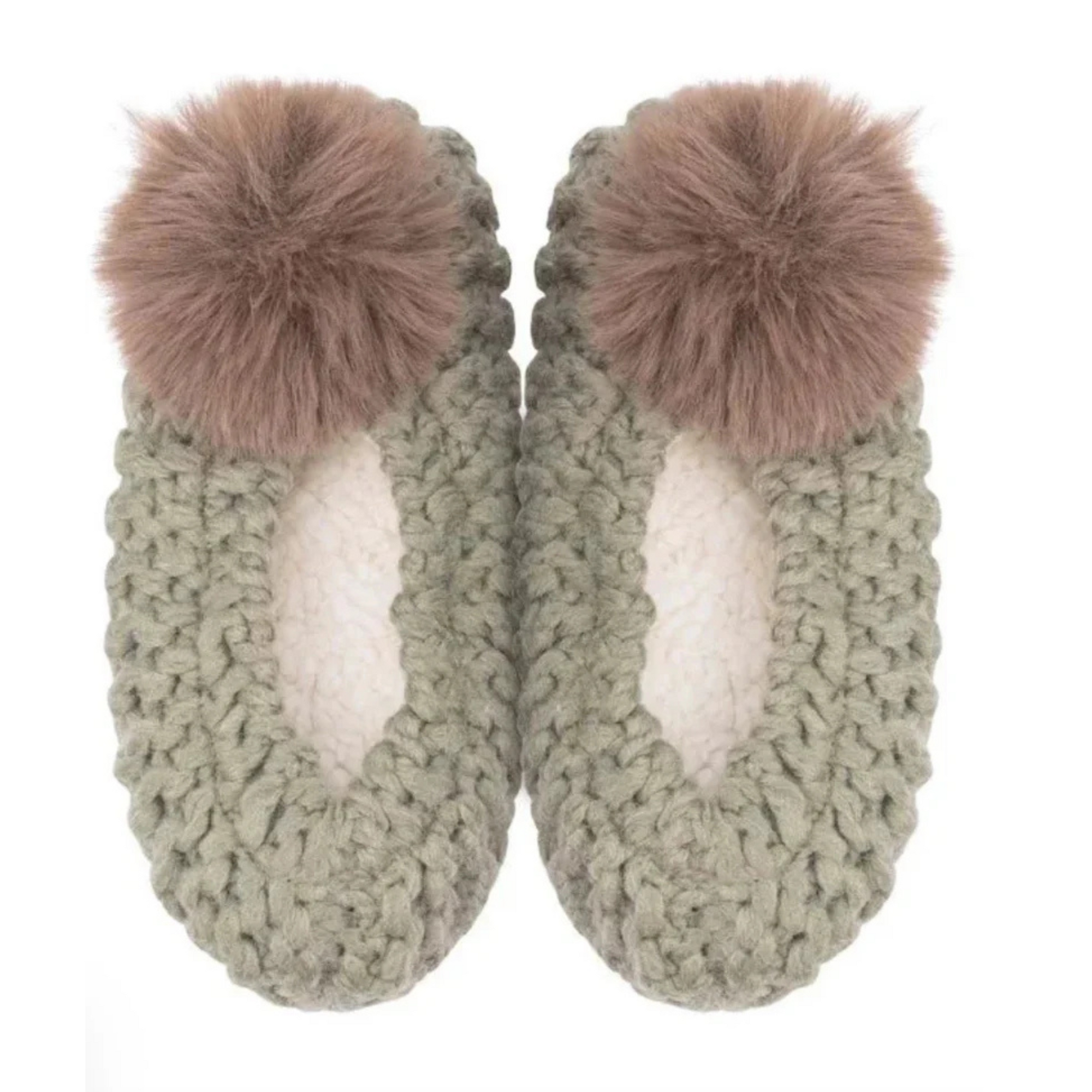 Pom Ballet Slipper in Olive