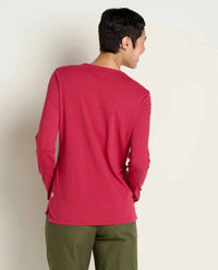 Primo LS Crew by T&Co in Berry