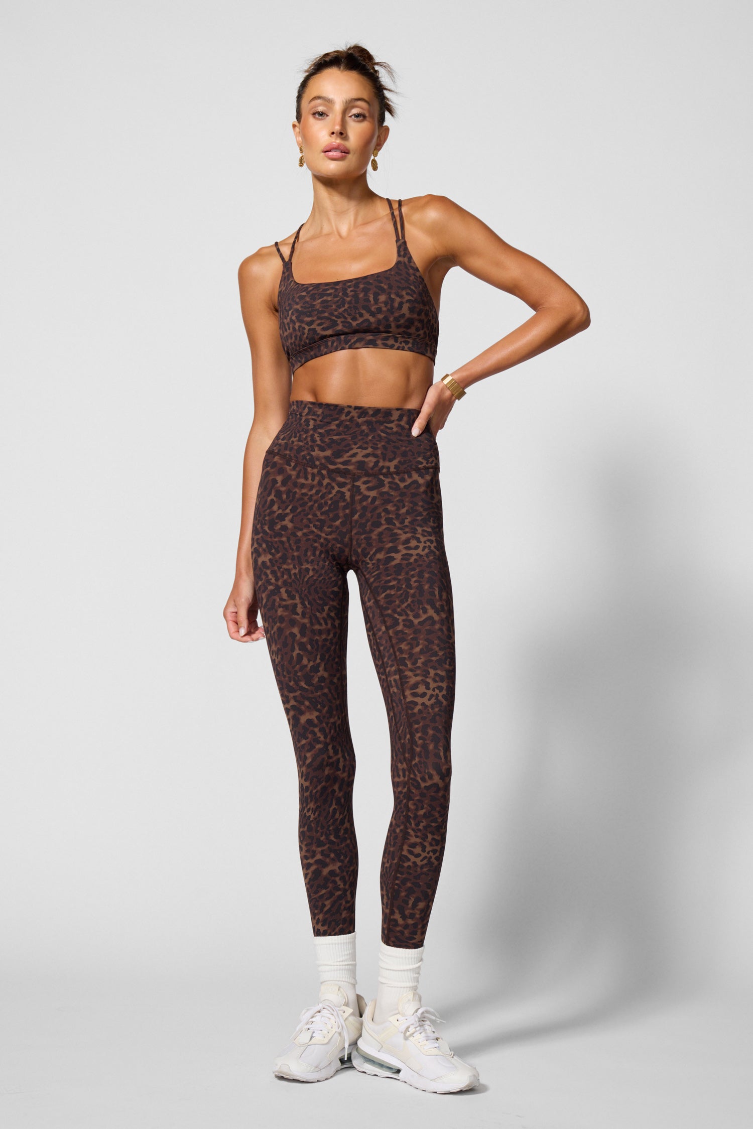 Printed Legging - Caribou Leopard