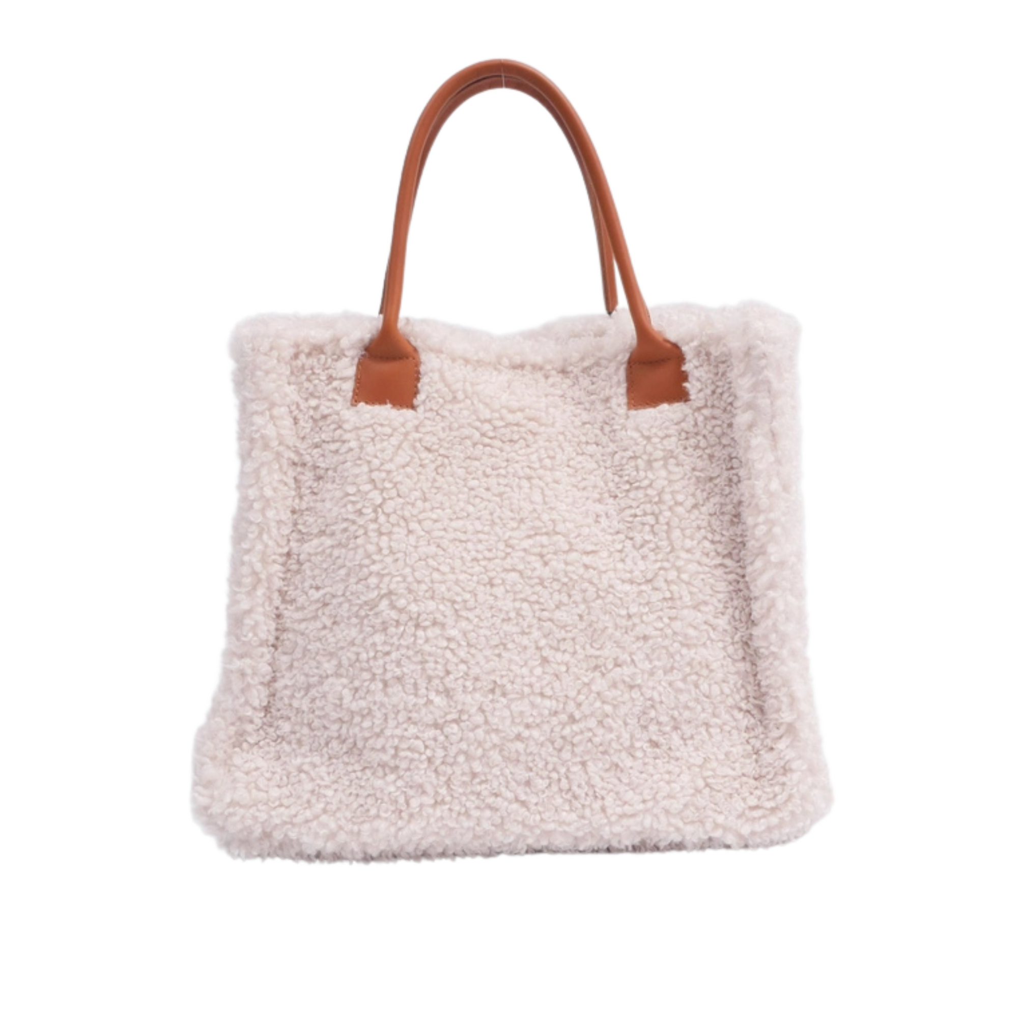 Teddy Tote Bag in Ivory