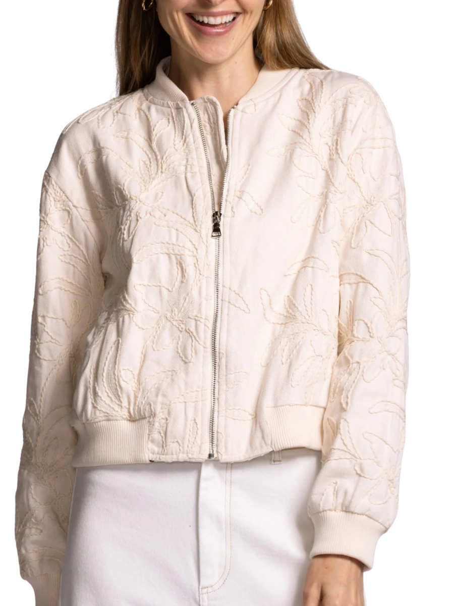 Radford Embroidered Jacket- Beige