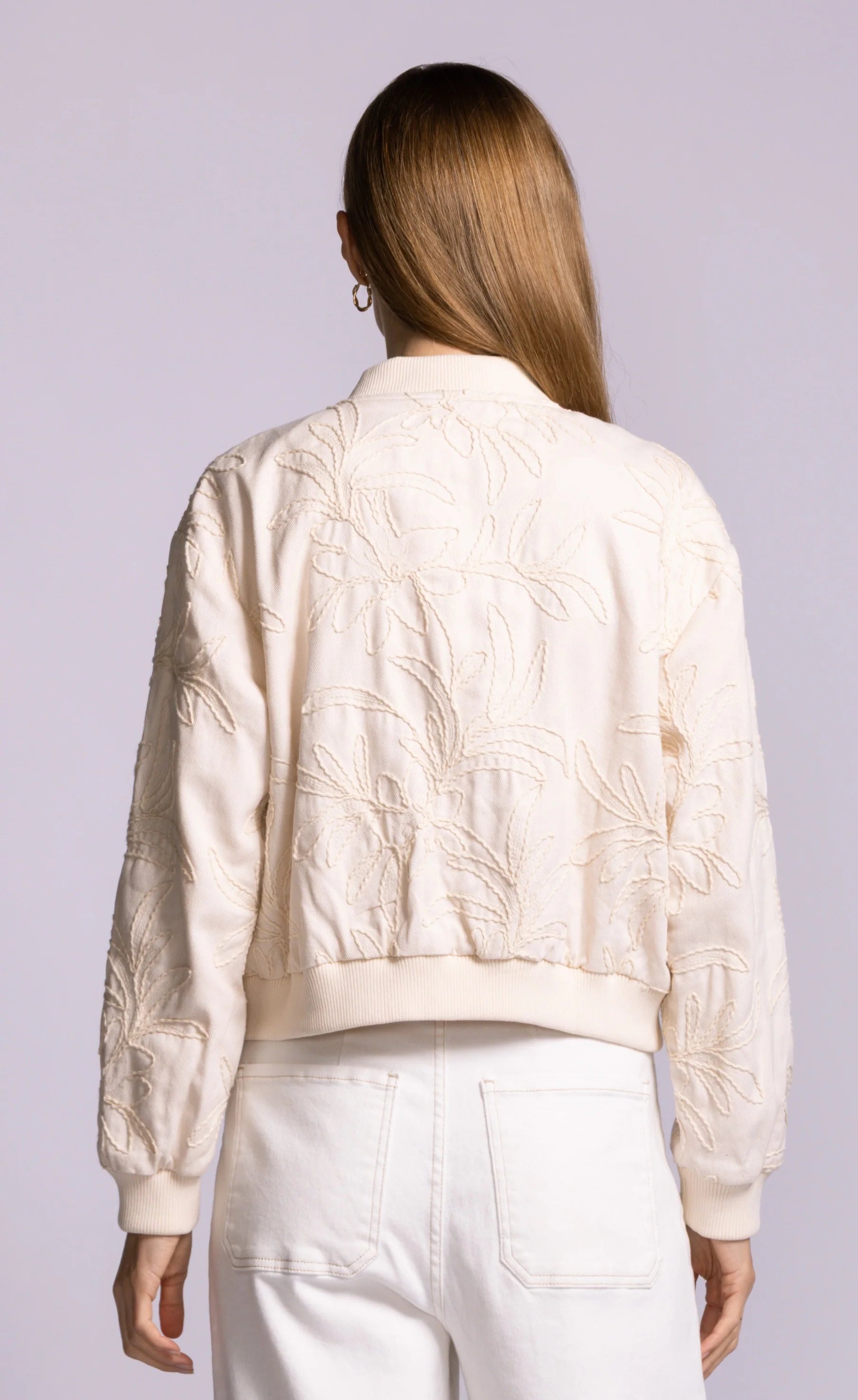 Radford Embroidered Jacket- Beige