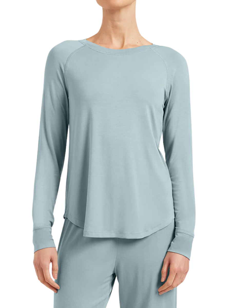 Raglan Sleep Top- Mineral Blue