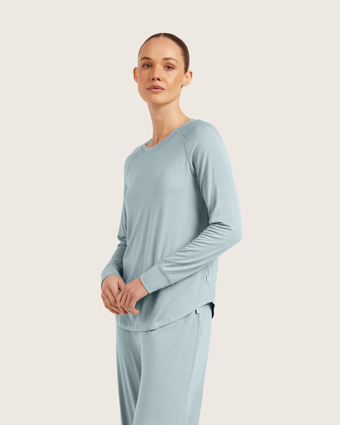 Raglan Sleep Top- Mineral Blue