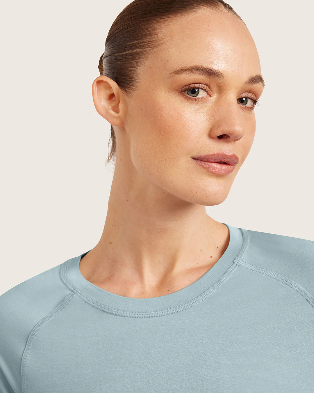 Raglan Sleep Top- Mineral Blue