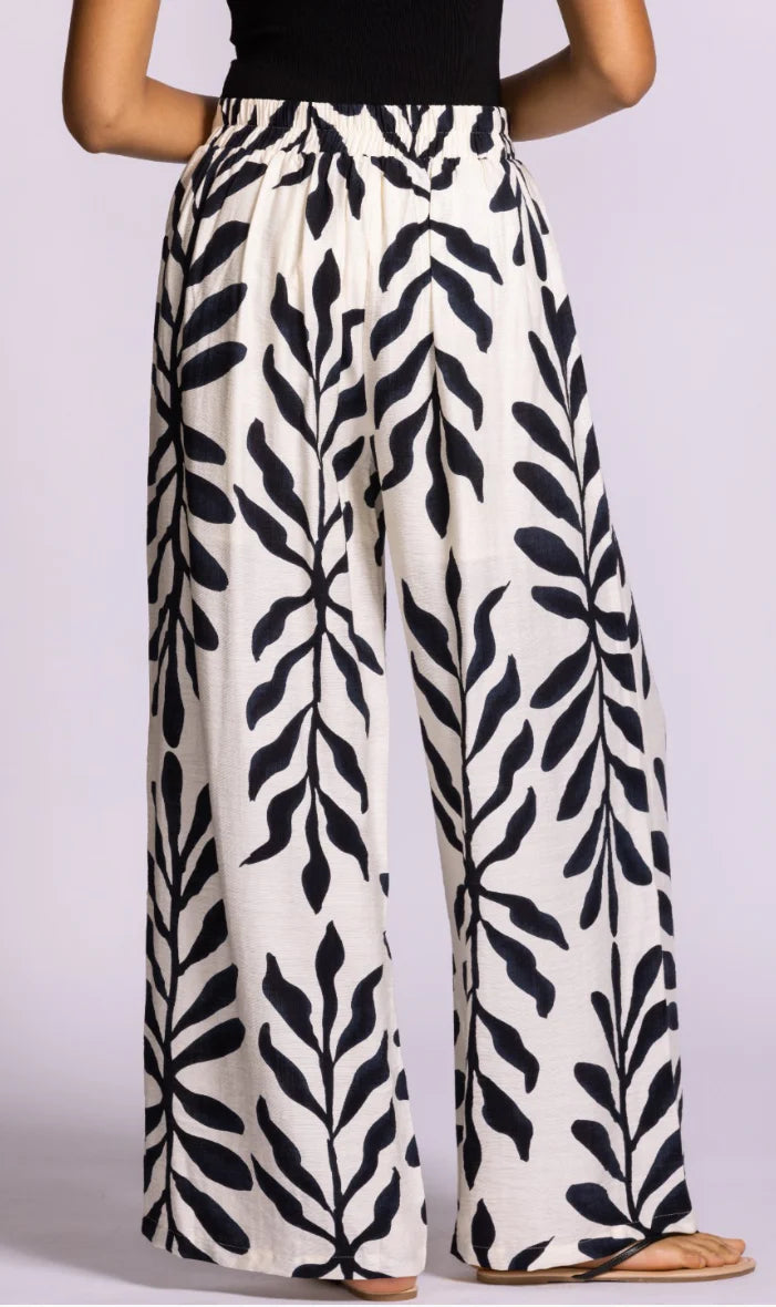 Riverside Viscose Pants- Navy