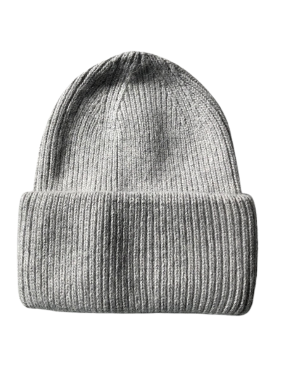 Royal Angora Beanie- Light Grey
