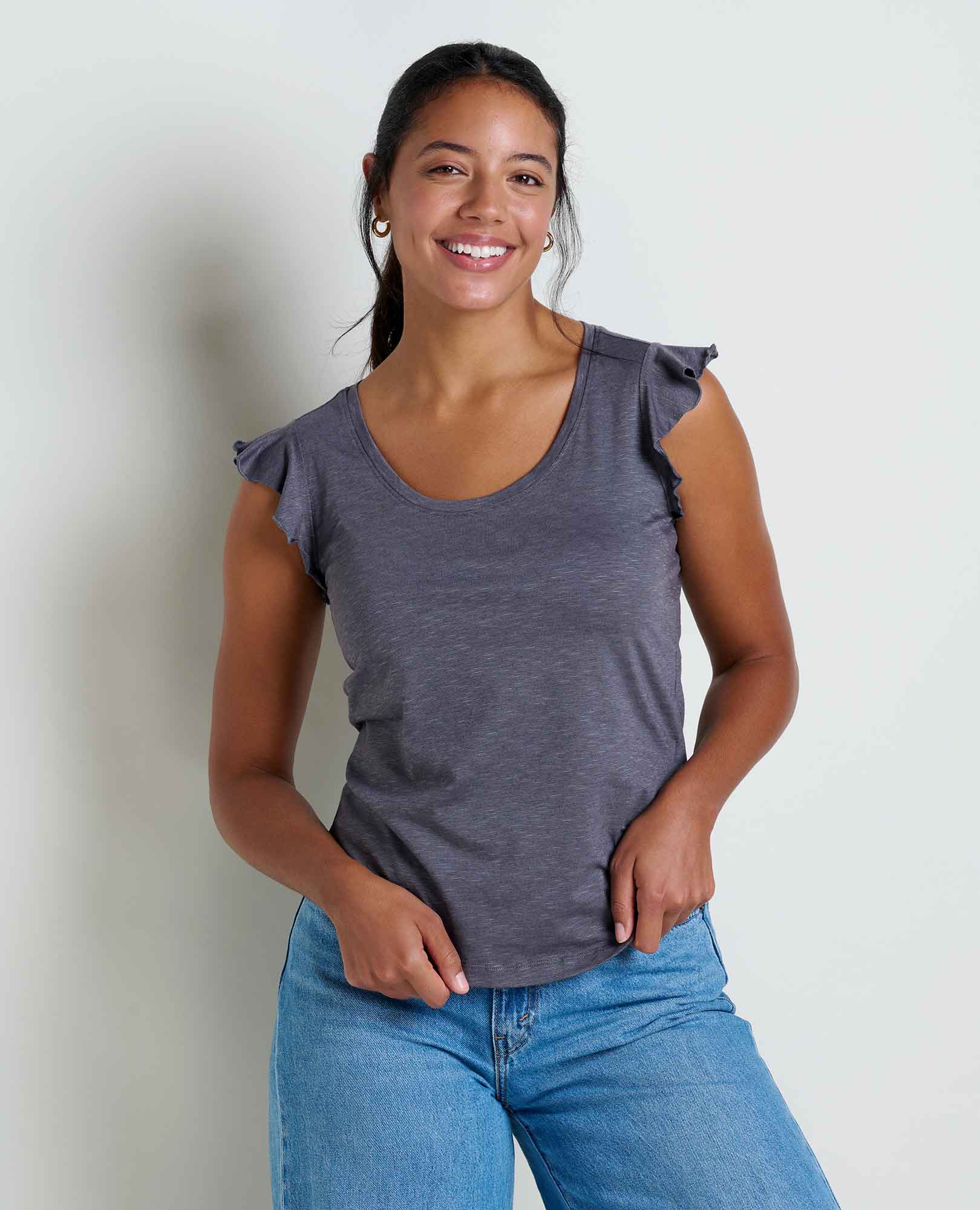 Rufflita Tee - Iron Grey