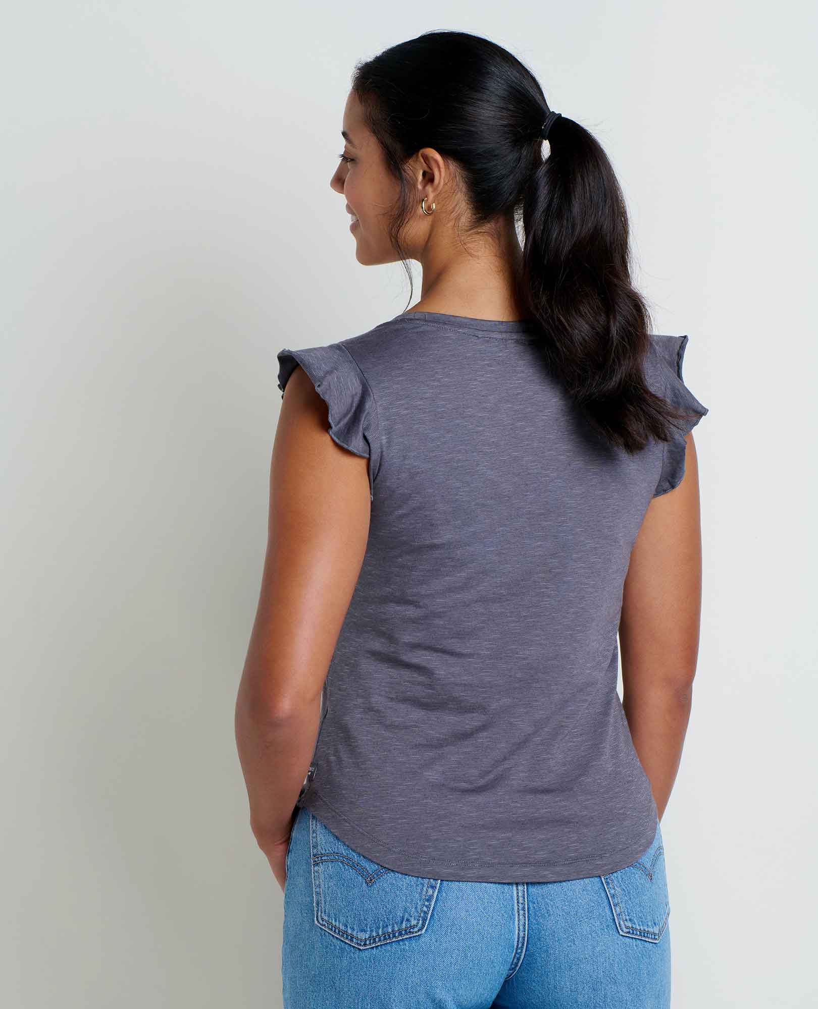 Rufflita Tee - Iron Grey