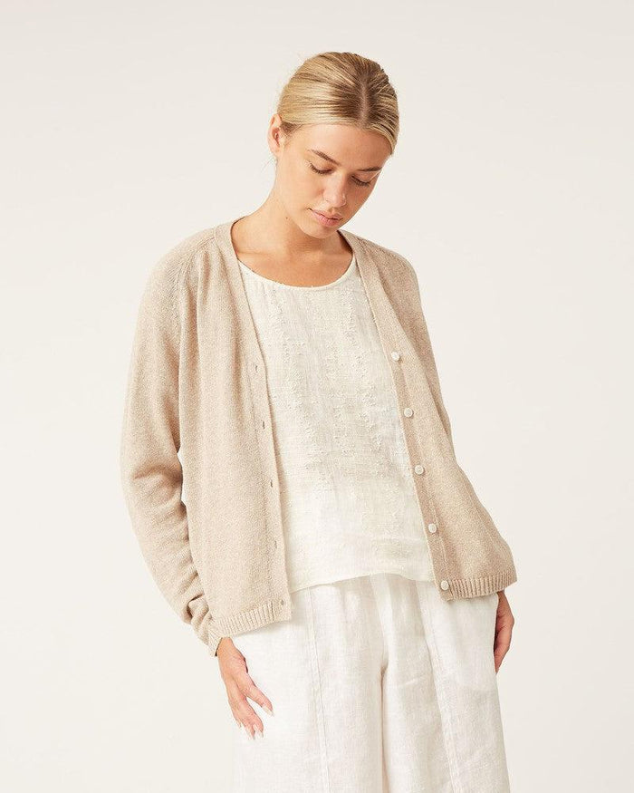 Ryder Cardigan in Taupe