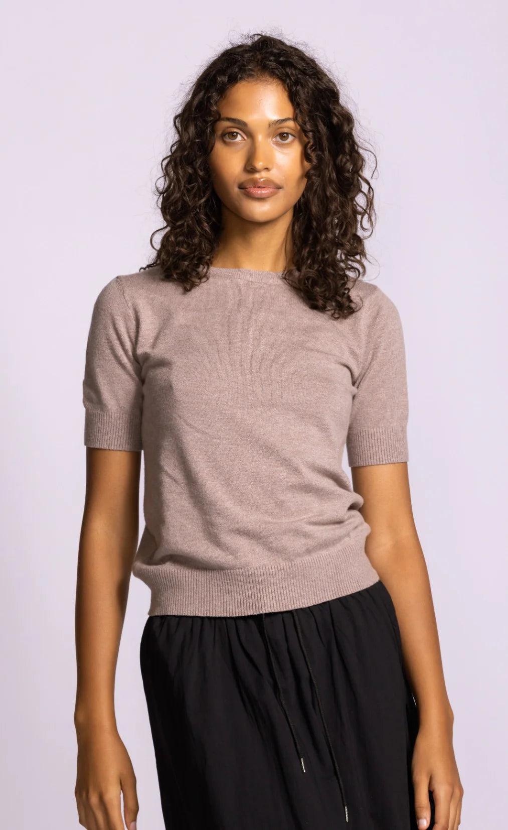 Sandy Viscose Top- Taupe