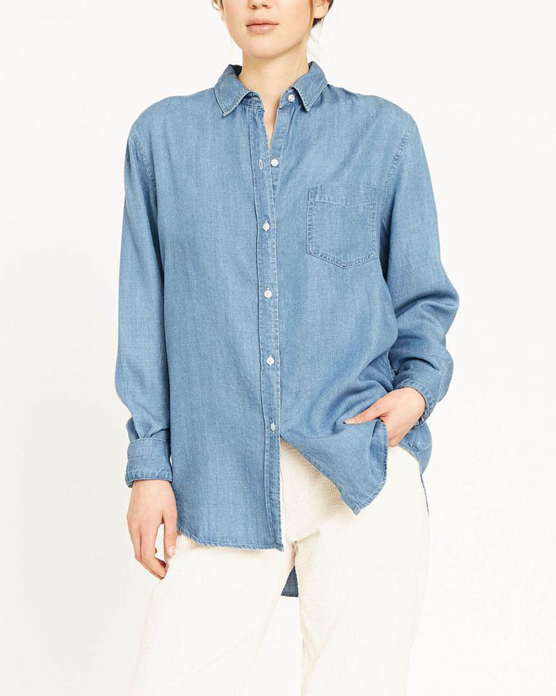 Sandy Shirt in Medium Blue