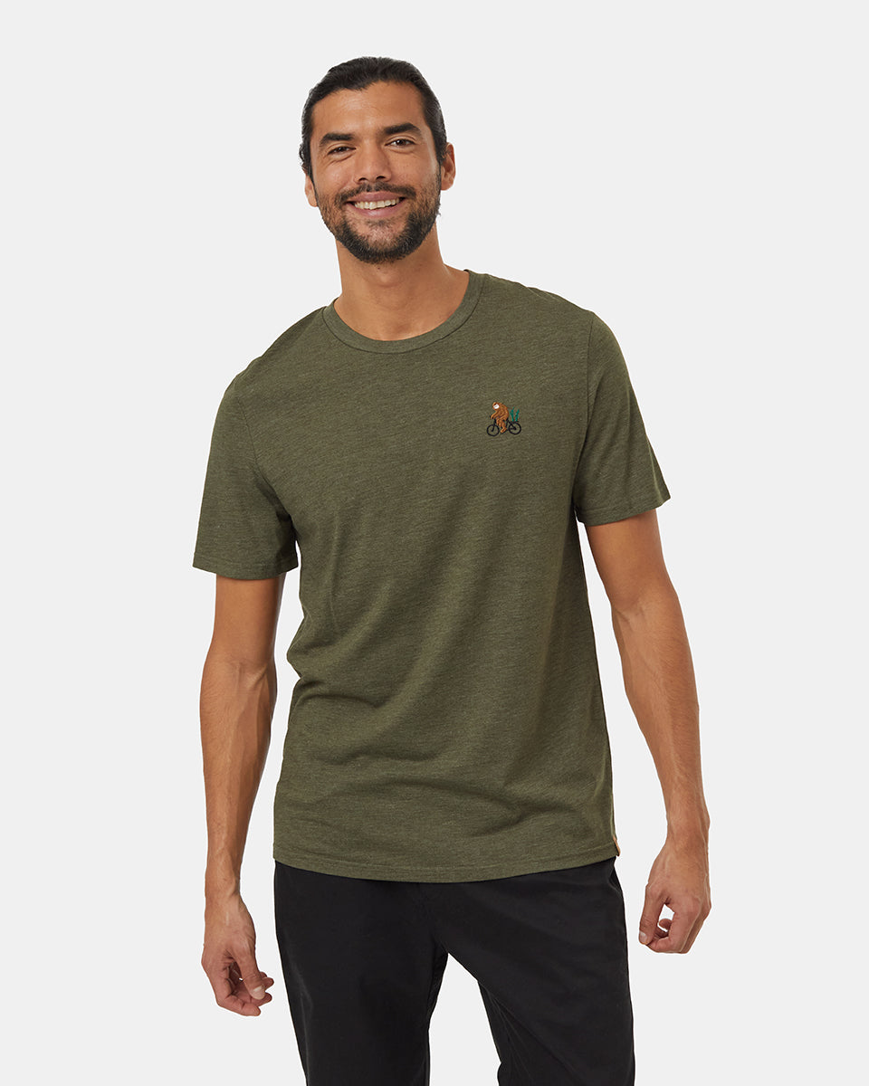 Sasquatch Bike Tee in Green