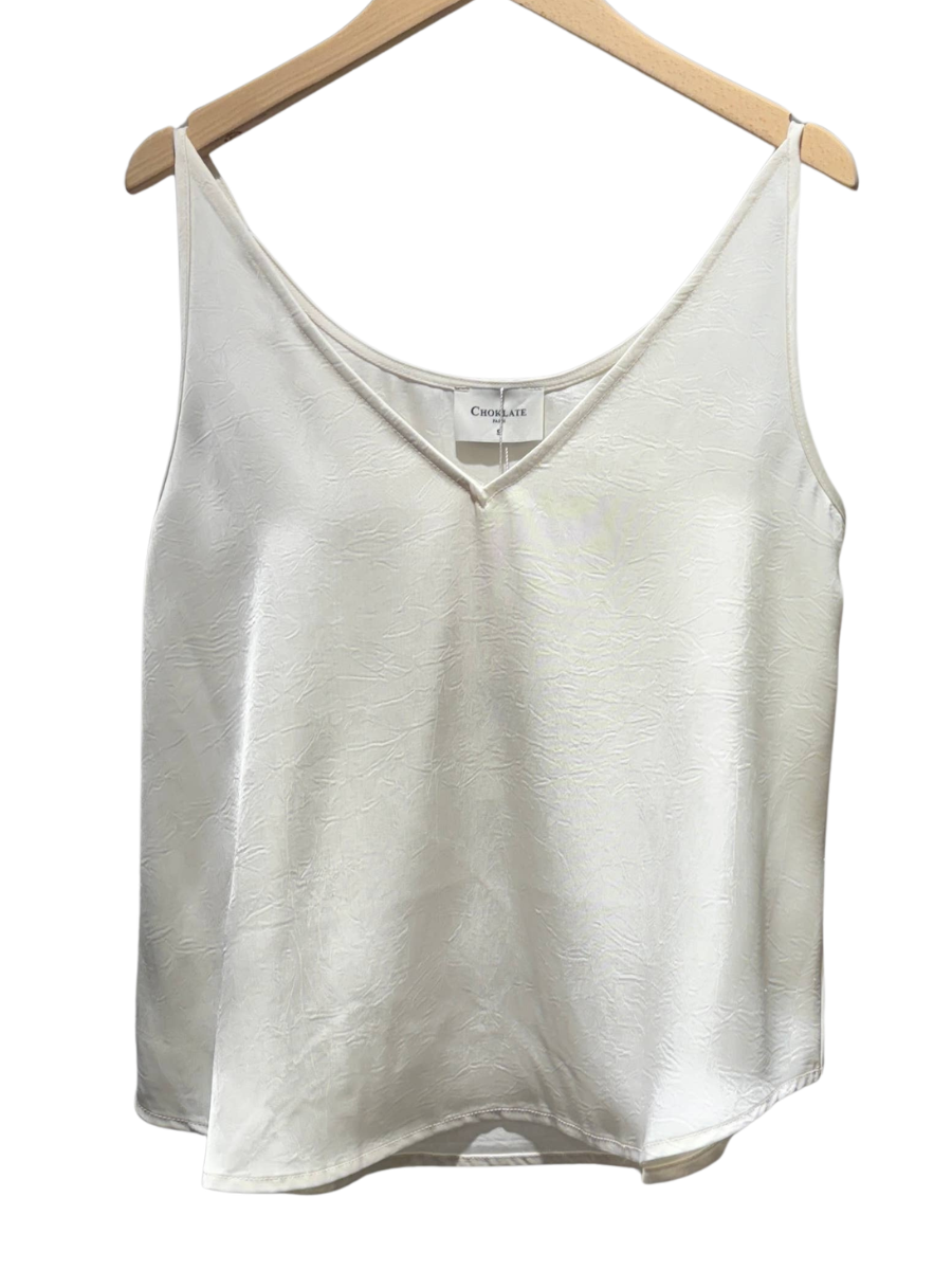 Satin Cami - Ecru