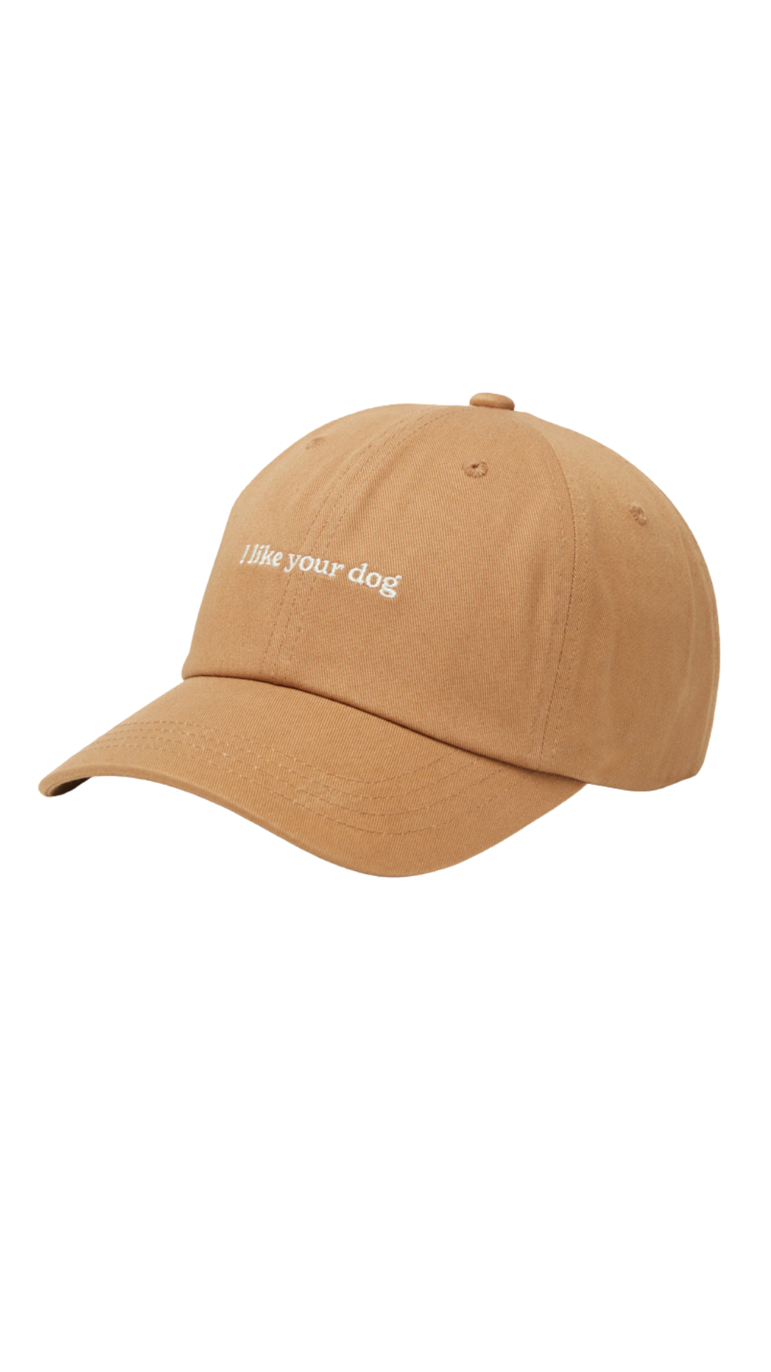 Slogan Peak Hat - I LIke Your Dog