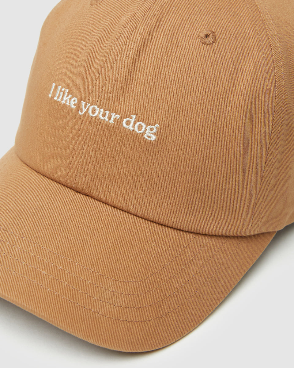 Slogan Peak Hat - I LIke Your Dog