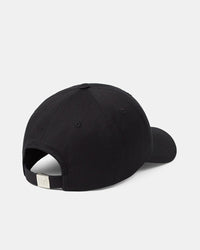 Slogan Peak Hat in Black/Overthinking