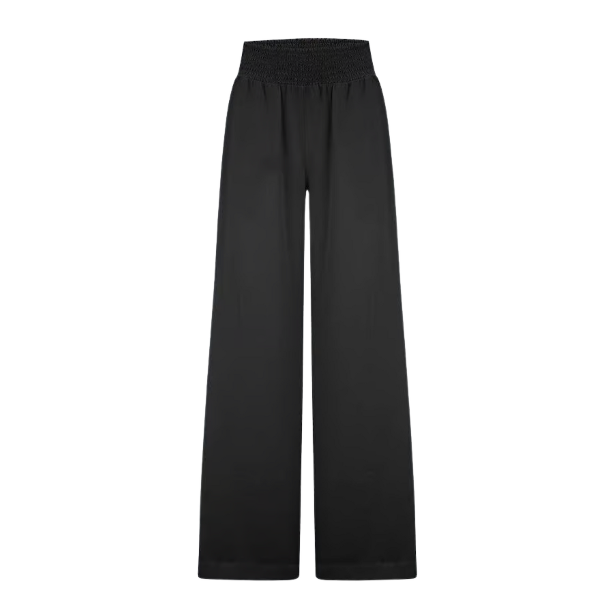 Smocked Wide Leg - Black
