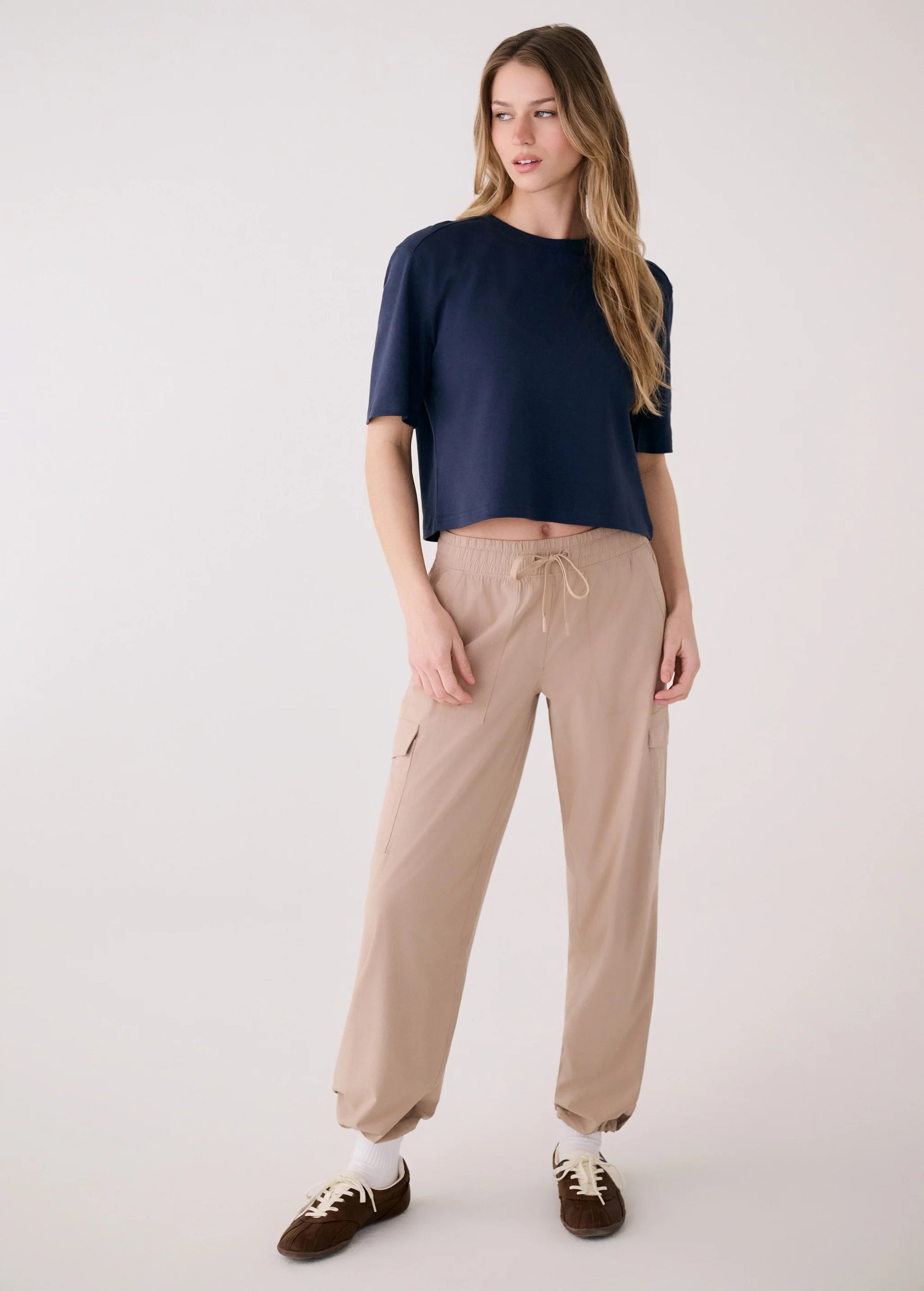 Sofia Cargo Pant - Sandstone