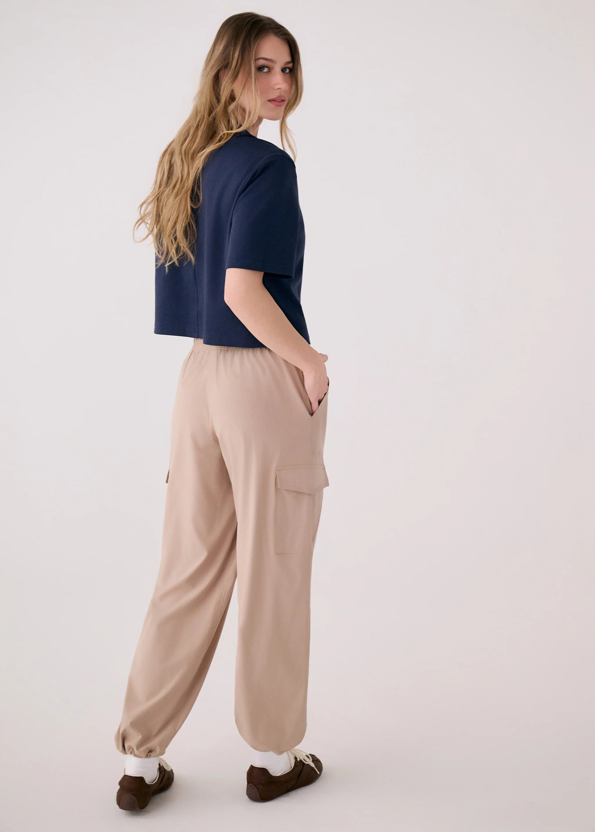 Sofia Cargo Pant - Sandstone