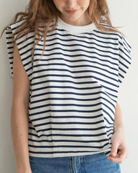 Striped Cassie Boxy Sleeveless Top