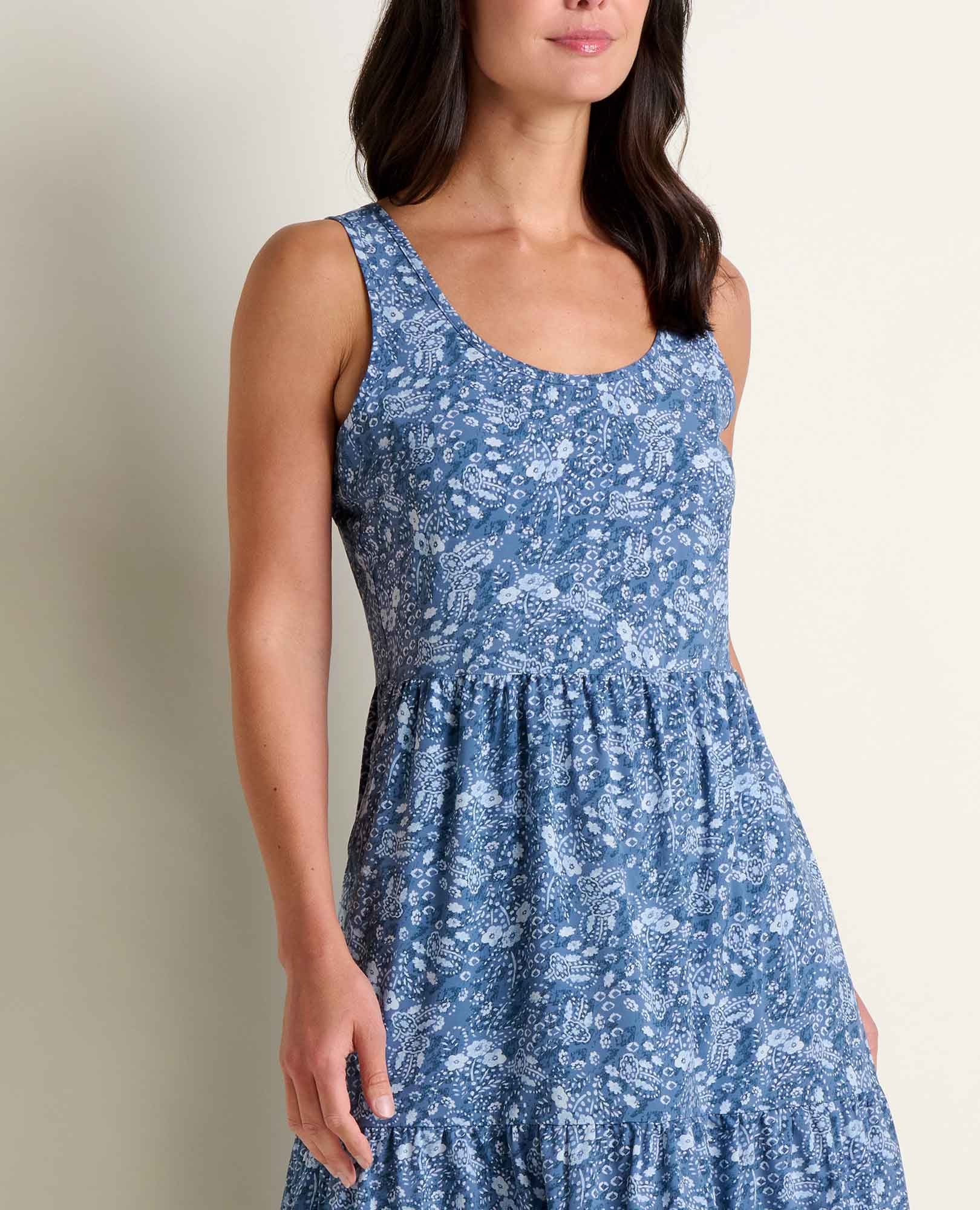 Sunkissed Susana Midi Dress- Canal Print