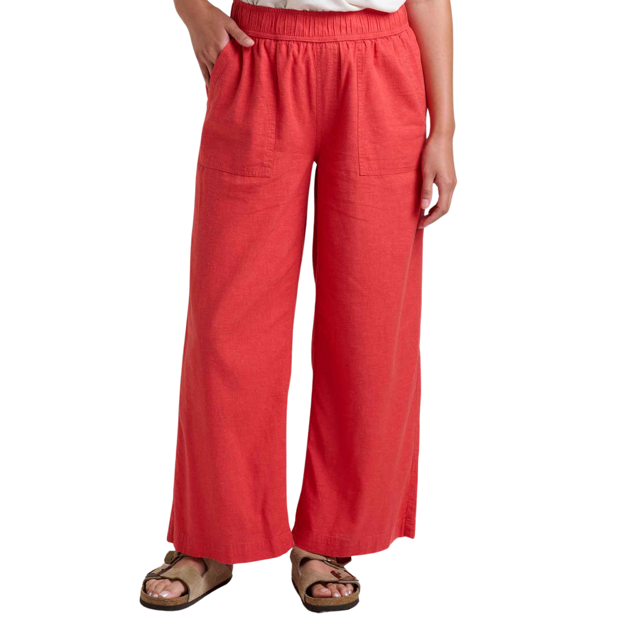 Taj Hemp Wide Leg - Salamander