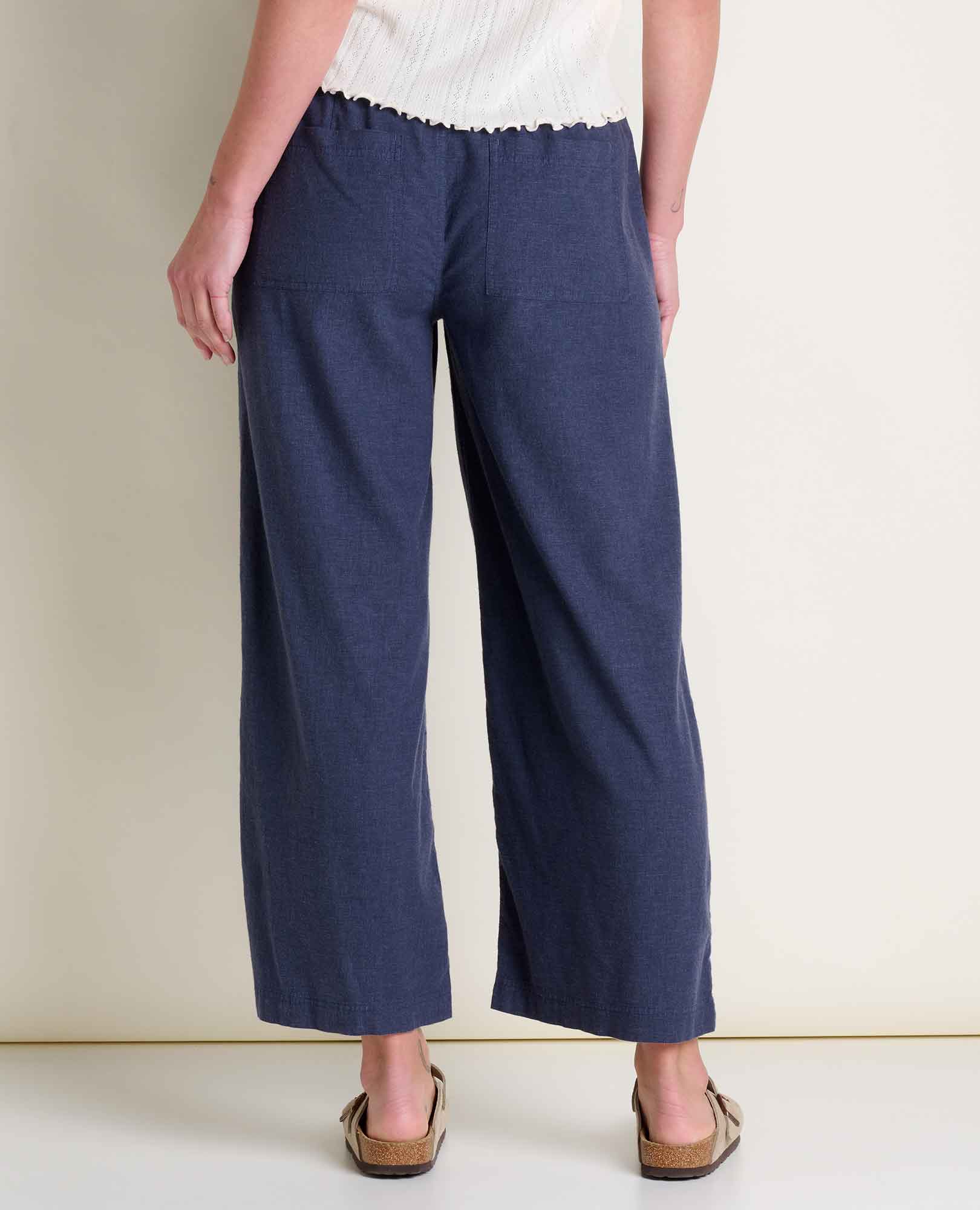 Taj Hemp Wide Leg - True Navy