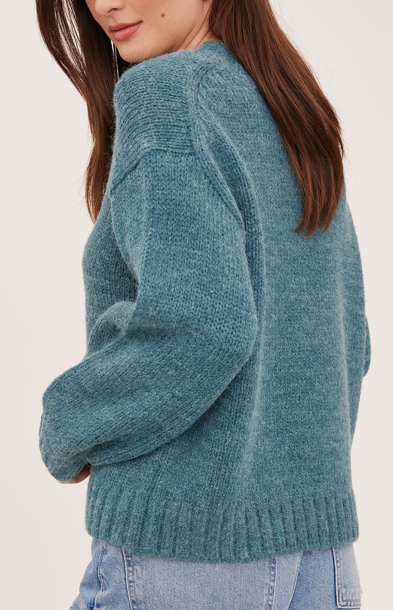 Tova Sweater - Heather Jewel