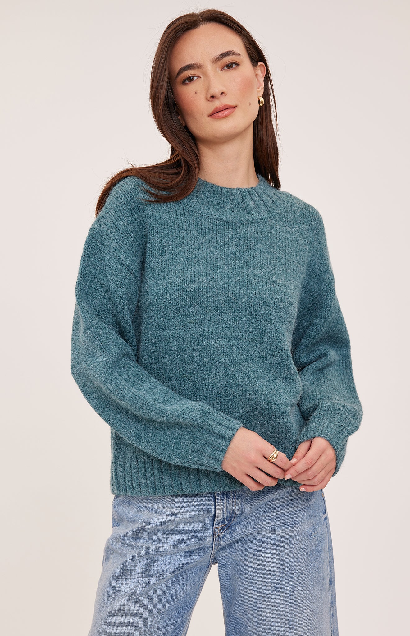Tova Sweater - Heather Jewel