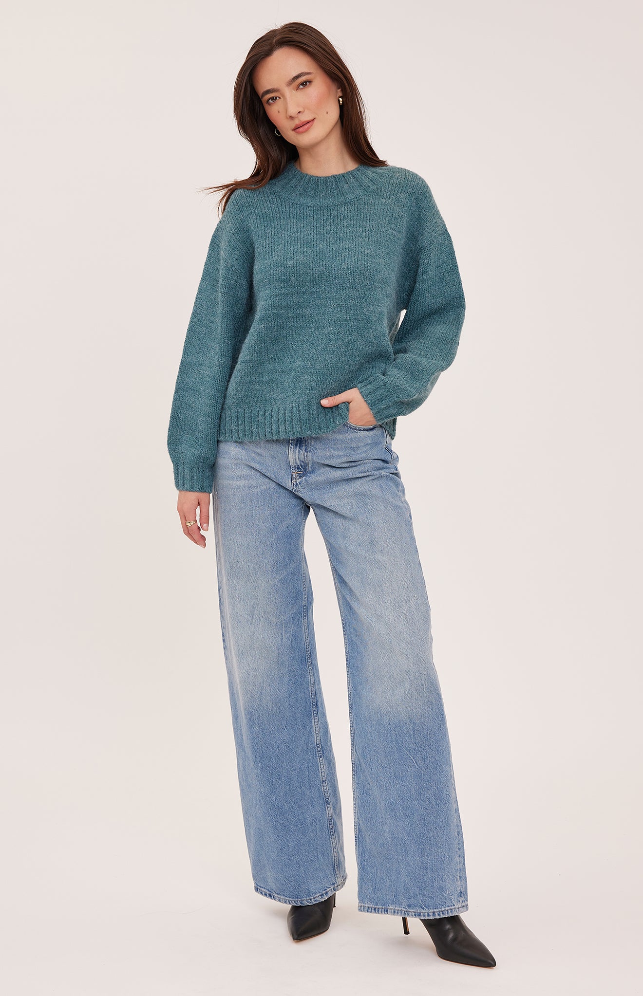 Tova Sweater - Heather Jewel