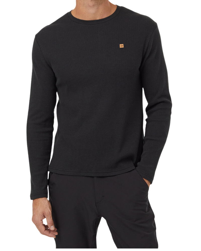 Treewaffle Long Sleeve in Black