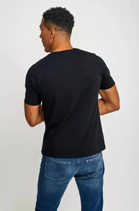 V-Neck T-Shirt in Black