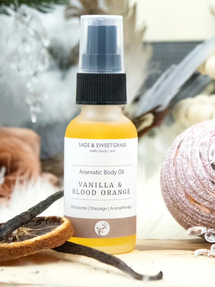 Aromatic Massage and Body Oil  - Vanilla & Orange