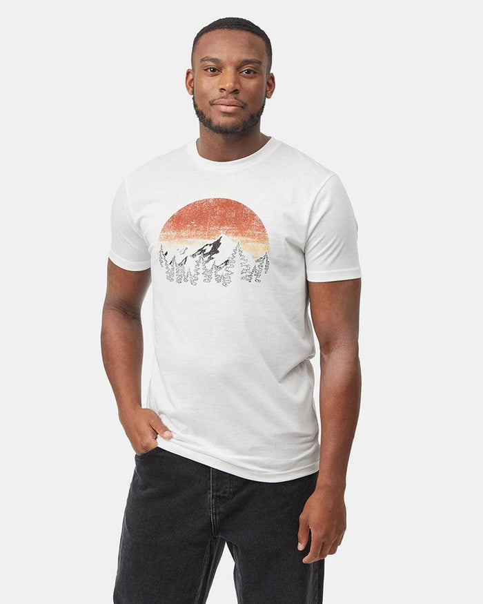 Vintage Sunset Tee in White