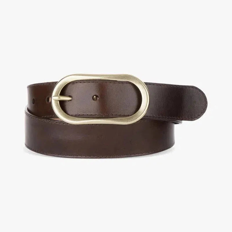 Vinyla Leather Belt in Ranch Nappa