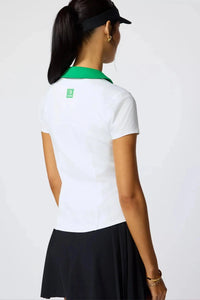 Vital SS Polo in Green/White