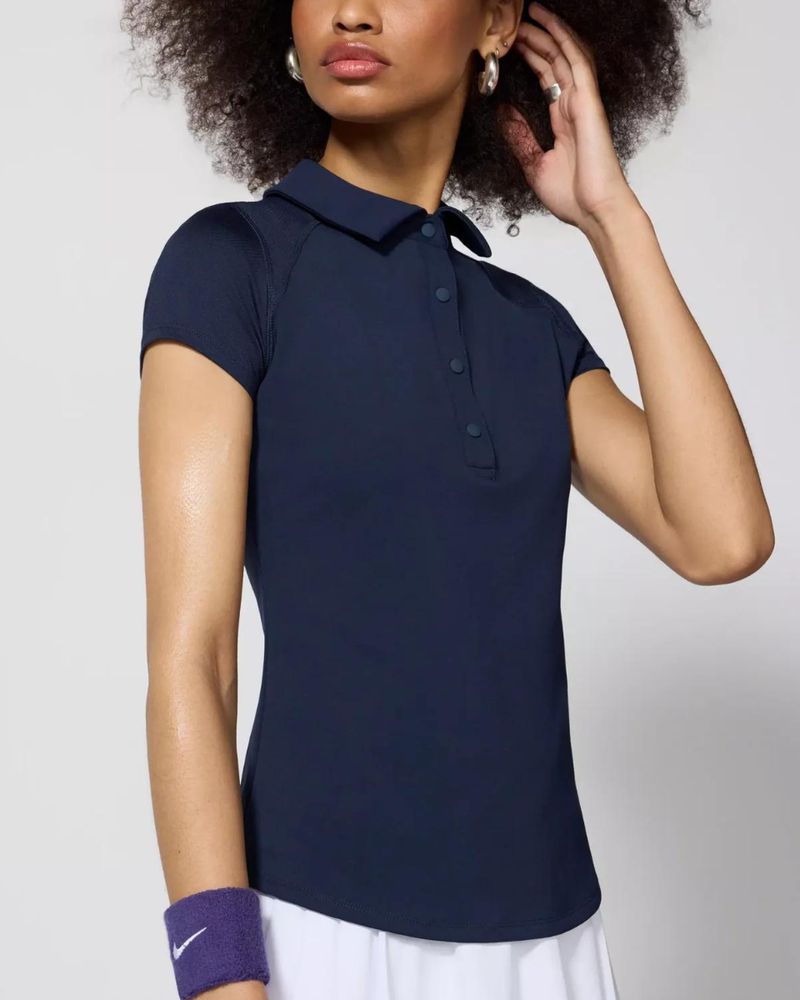 Vital SS Polo in Navy