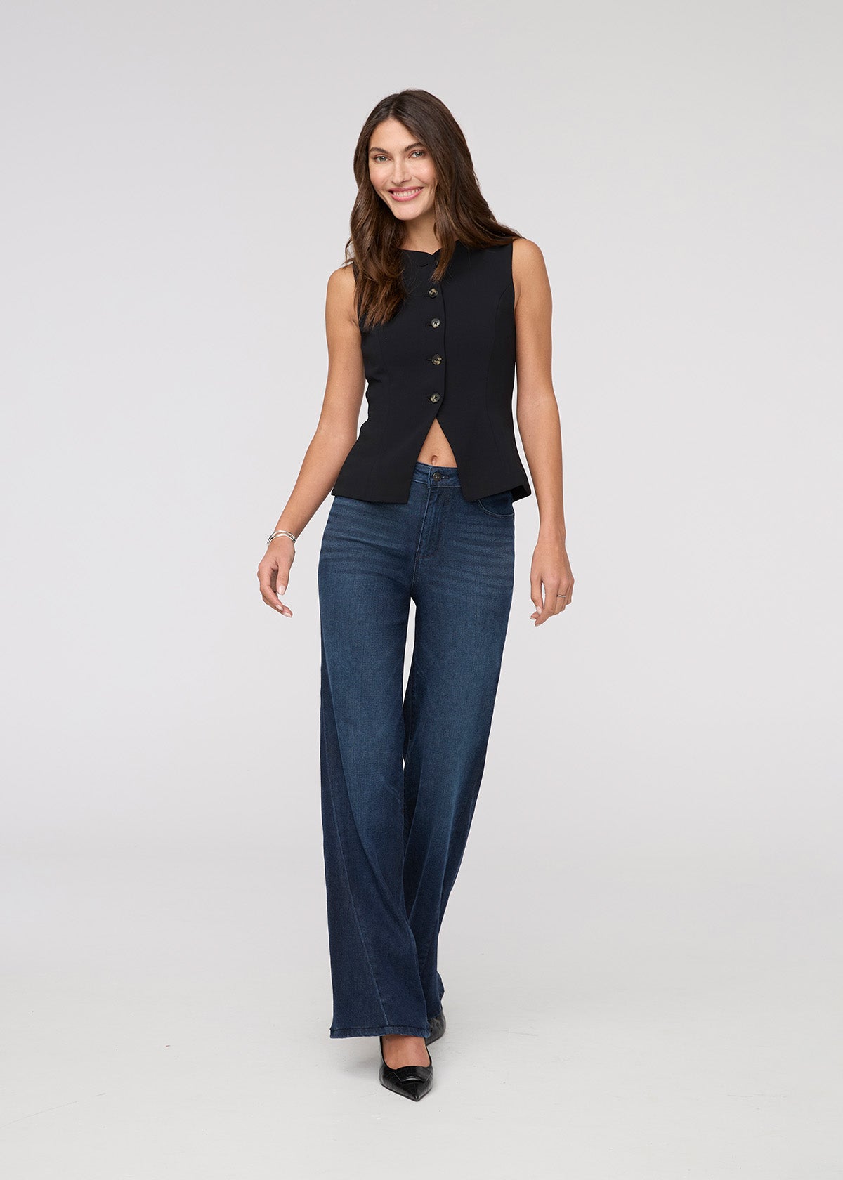 No Sweat Denim Wide Leg - Nostalgia Blue