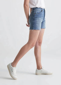 Midweight Denim High Rise Short by DU/ER in Vintage