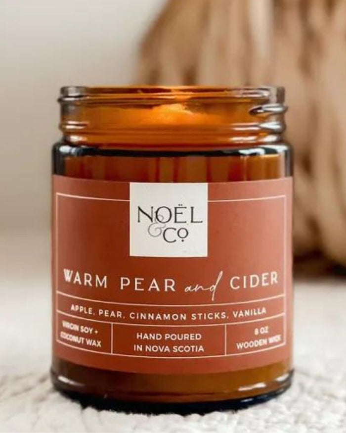 Warm Pear and Cider Scented Candle