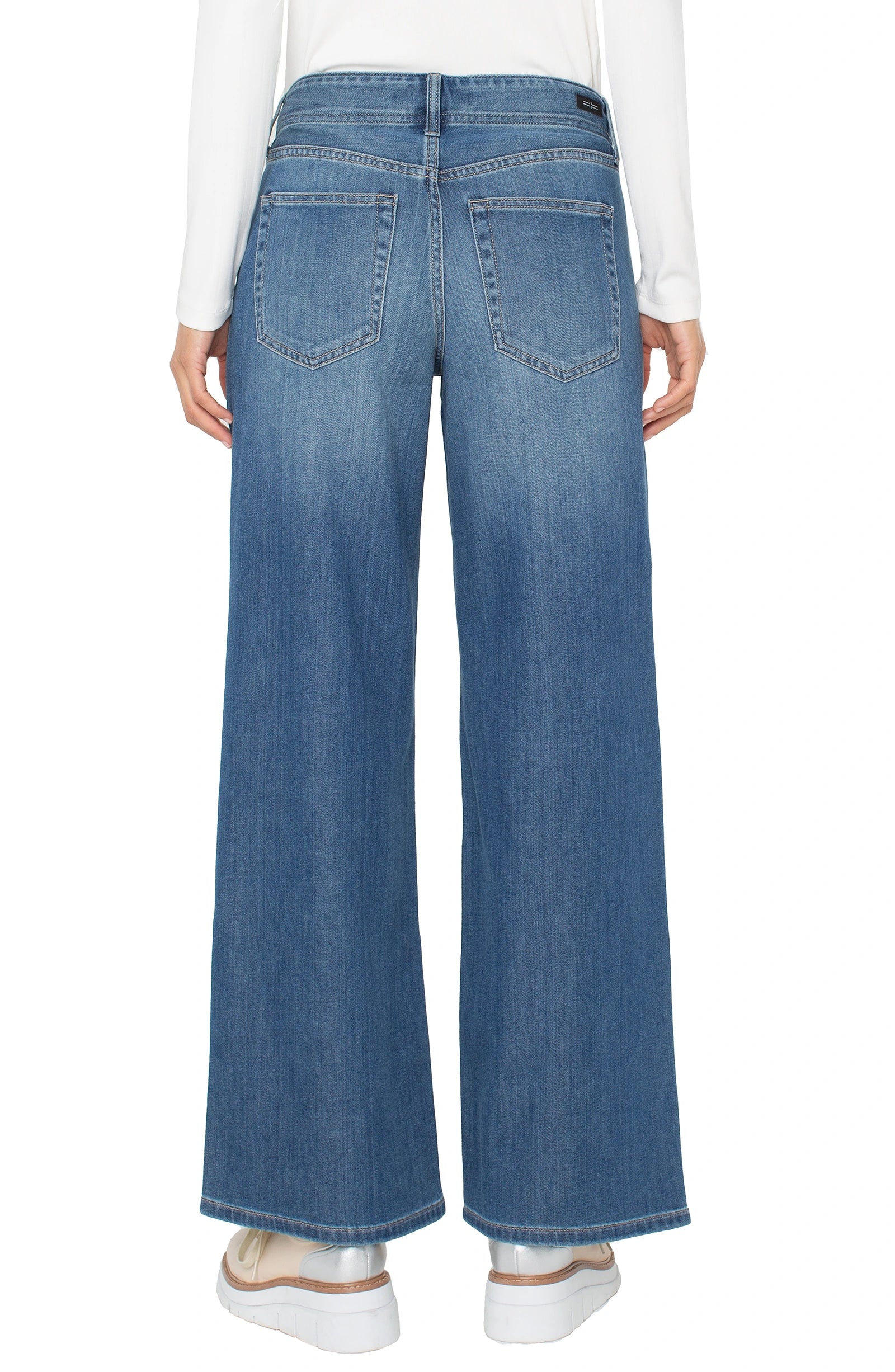 Weekender Wide Leg Denim - Walnut