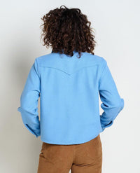 Conifer Western LS Shirt in Blue