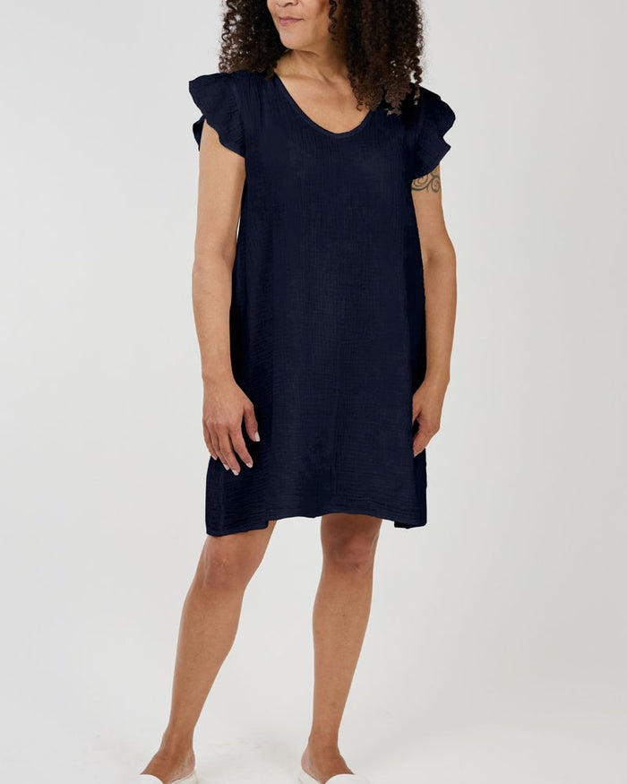 Willow Dress in Navy